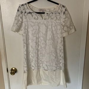 White floral dress - xs